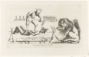 General Bertay på spottet le Grand General BertAl (titel på objekt) Brabant Revolution, 1787-1790 (serietitel) av Anonymous