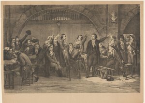 Girondinernas fånge 1793 (titel på objektet) av Anonymous