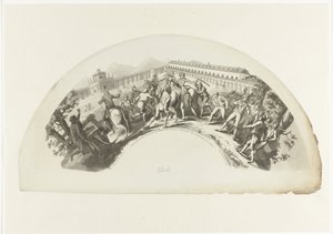 Tillfångatagandet av Manuel de Godoy av franska trupper i Madrid den 19 mars 1808 Bild 19. de Marzo de 1808. Och Aranjuez. Caida y Prision del Principe de la Paz (titel på objekt) av Anonymous
