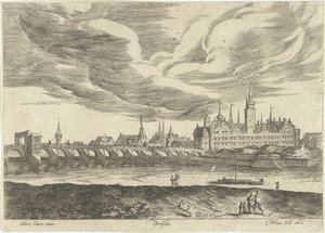 Utsikt över Dresden Dresden (titel på objekt) Ruinarum varii prospekt (serietitel) av Anonymous