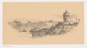 Utsikt över Istanbul av Anonymous