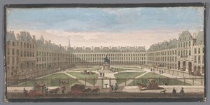 Utsikt över Place Royale i Paris Vûë de la Place Royal (titel på objekt) av Anonymous