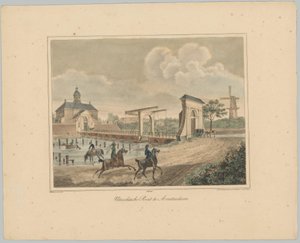 Utsikt över Utrecht-porten i Amsterdam Utrechtse Poort i Amsterdam (titel på objekt) Ansikten av de sex huvudportarna i staden Amsterdam. 1st Cahier (serietitel) av Anonymous