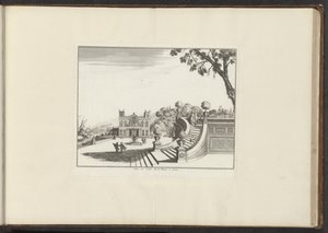 Utsikt över ett palats i Livorno Palais du Grand Duc de Florence i Livorne (titel på objektet) Palats och monument i Venedig, Livorno, Neapel och Rom (serietitel) av Anonymous