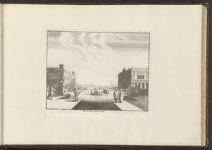 Utsikt över Canal Grande i Venedig Veue du Grand Canal a Venise (titel på objekt) Palats och monument i Venedig, Livorno, Neapel och Rom (serietitel) av Anonymous