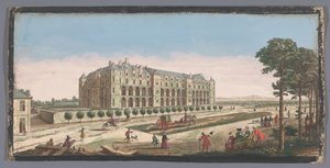 Utsikt över Château de Madrid i Paris Vue du Chateau Royal de Madrid (titel på objekt) av Anonymous