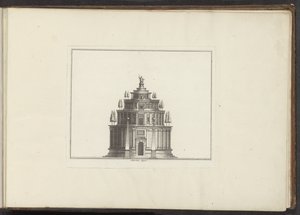 Augustus mausoleum i Rom Mausoleum Augusti (titel på objekt) Palats och monument i Venedig, Livorno, Neapel och Rom (serietitel) av Anonymous