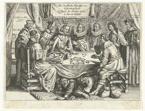 Spelet för Schenckenschans, 1635-1636 The Vorstelijcke Ravelspel om Schenckenschants / Le Ravel des Princes pour le Fort de Schentks (titel på objektet) av Anonymous
