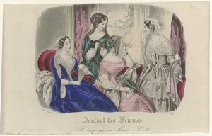 Kvinnotidning, 1840-1851, Pl. 1580 av Anonymous