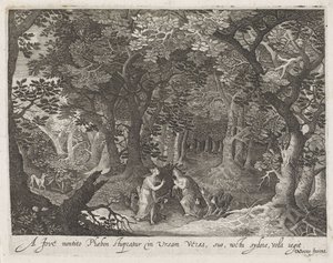 Jupiter och Callisto Scener från Ovidius