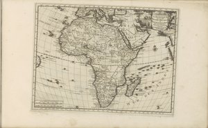 Karta för Afrika Afrika, enligt de nya observationerna av Messieurs de l