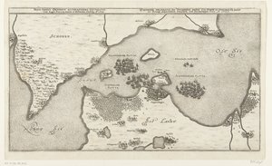 Karta av de zeeslag mellan de Zweedse en Deense vloten in de Belt, 1644 Det mest exakta sjökortet över det danska Örsundtsundet med kungen av Sverige, Danmark och Holland klassibg. Ao. 1644 (titel på objekt) Eigentliche Delineatio des Berumpten passerar Or av Anonymous