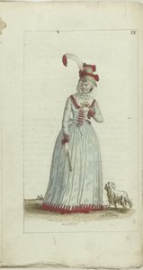 Mode- och smakkabinett 1791, pl. IX av Anonymous