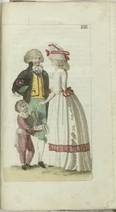 Mode- och smakkabinett 1791, pl. XIII av Anonymous