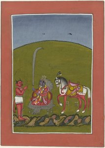 Kalki (den framtida inkarnationen av Vishnu) Avatars of Vishnu (serietitel) av Anonymous