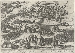 Cambrai belägrades och intogs av Fuentes, 1595 av Anonymous