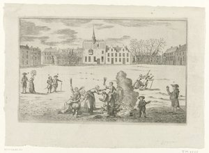 Tuktan av Arnhems borgmästare Bentinck och Brantsen, 1784 av Anonymous