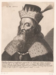 kung David Il Re David. (titel på objekt) Porträtt av kungar (serietitel) av Anonymous