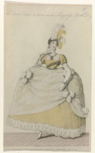 La Belle Assemblee, 1 juli 1808, nr 32: The Court Dress (...) av Anonymous