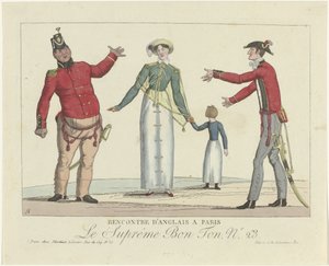 Le Suprême Bon Ton, 1800-1815, nr 23: Engelsk möte i Paris av Anonymous