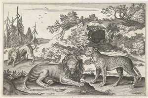 Lejon och leopard Fyrbenta djur (serietitel) Animalivm Qvaddrvpedvm (serietitel) av Anonymous