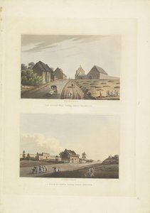 Quatre-Bras i La Belle Alliance Les Quatre Bras, blickar mot Waterloo / La Belle Alliance, blickar mot Genappe (titel på objektet) av Anonymous