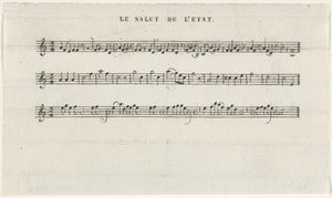 Sång till kronprinsen, 1830 Le salut de l