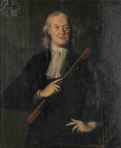 Matthew de Haan (1725-1729) Porträtt av Mattheus de Haan, generalguvernör i Nederländska Ostindien av Anonymous