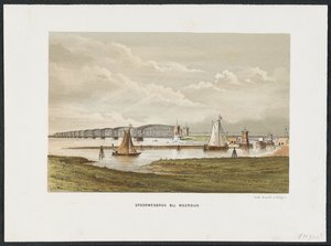 Moerdijk-bron, 1871 Järnvägsbron vid Moerdijk (titel på objekt) Main Railway Bridges i Nederländerna (serietitel) av Anonymous