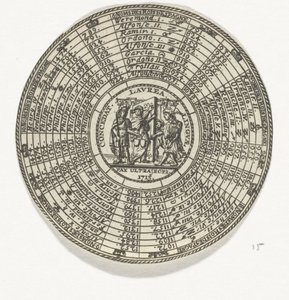 Medalj med emblem och namnen på spanska kungar av Anonymous