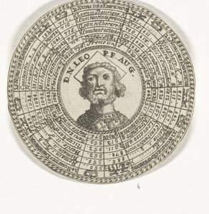 Medalj med porträttet av Leo III och med namnen på östromerska kejsare av Anonymous