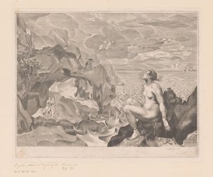 Perseus kommer för att befria Andromeda av Anonymous
