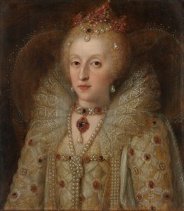 Porträtt av Elizabeth I, drottning av England, 1550-99