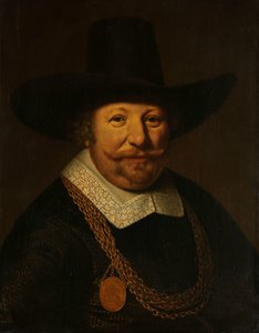Porträtt av Joos van Trappen, kallad Banckert, Zeelands viceamiral av Anonymous