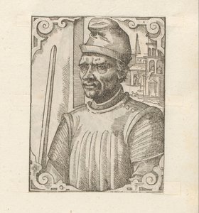 Porträtt av Cabrinus Fondalius av Anonymous