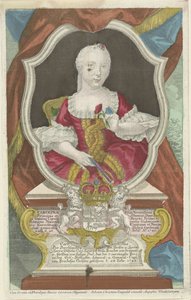 Porträtt av Carolina, prinsessan av Orange-Nassau av Anonymous