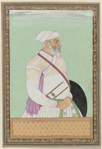 Porträtt av Dalil-khan, storvesir av Aurangzeb, har varit guvernör (subagar) i Deccan-provinsen; han kommer från Rohela Pathans av Anonymous
