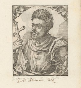 Porträtt av Dawit II, kejsare av Abessinien av Anonymous