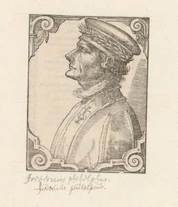 Porträtt av Francesco Fillfo av Anonymous