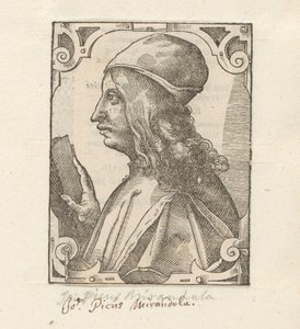 Porträtt av Giovanni Pico della Mirandola av Anonymous