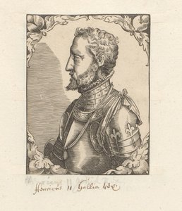 Porträtt av Henrik II, kung av Frankrike av Anonymous