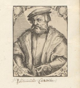 Porträtt av Hernán Cortés av Anonymous