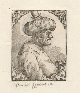 Porträtt av Horus Barbarossa av Anonymous