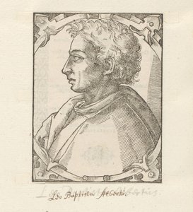 Porträtt av Leon Battista Alberti av Anonymous