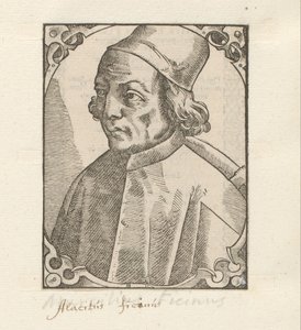 Porträtt av Marsilio Ficino av Anonymous