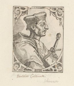 Porträtt av Matthäus Schiner av Anonymous