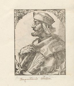 Porträtt av Maximilian Sforza av Anonymous