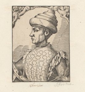 Porträtt av Muzio Attendola Sforza av Anonymous
