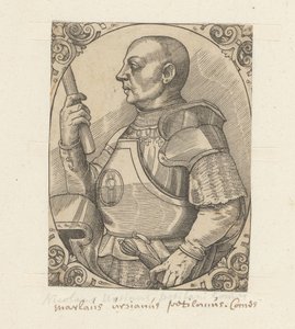 Porträtt van Niccolò av Pitigliano av Anonymous