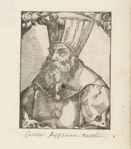 Porträtt av Van Sultan Al-Ashraf Qansuh Al-Ghouri av Anonymous